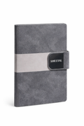 VELMONT EXECUTIVE DIARY-GRAPHHITE SLATE A6-GREY