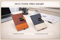 DUO TONE PRO DIARY-SADDLE TAN GI-35