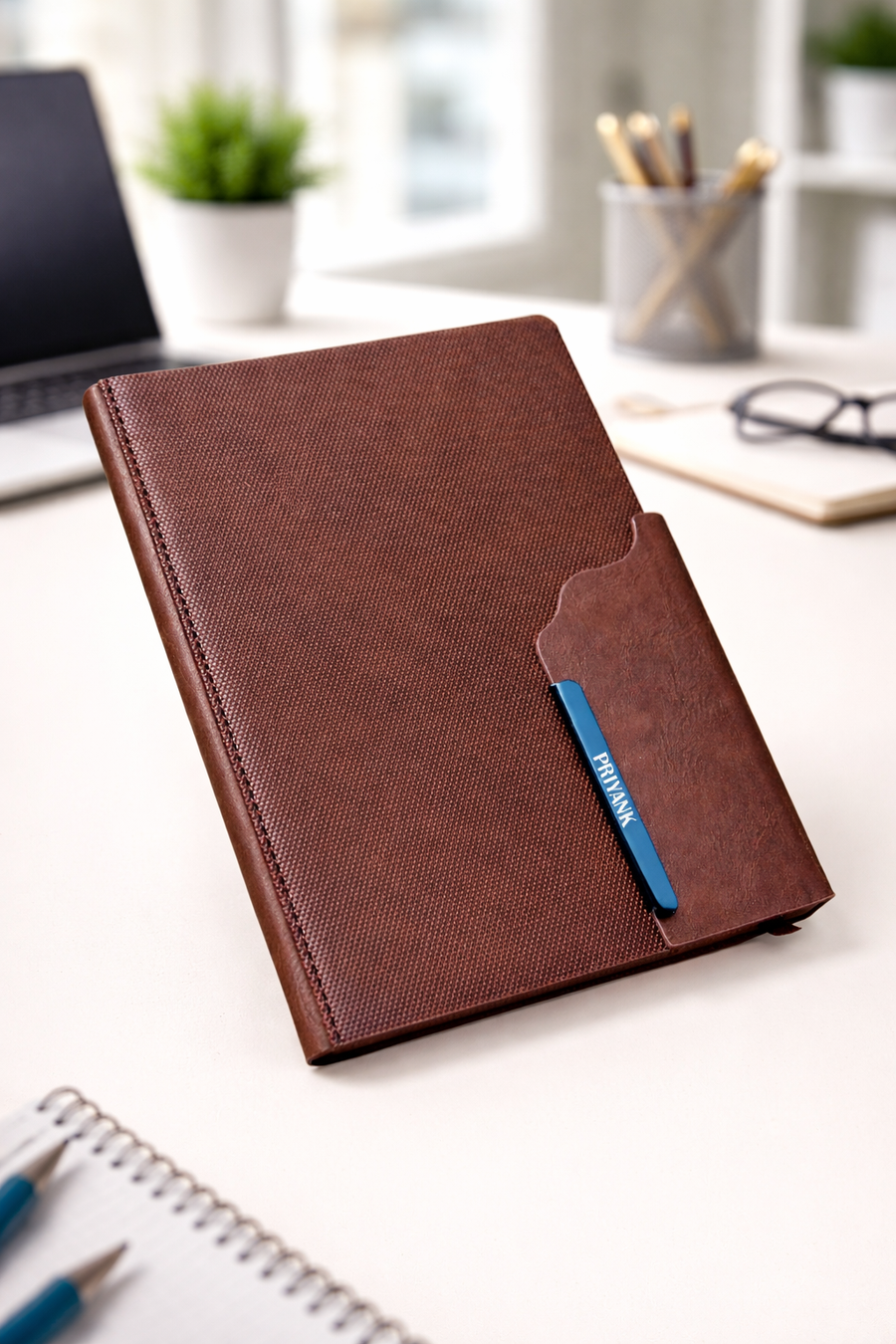 STRIVO DIARY-BROWN A3