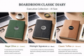 BOARDROOM CLASSIC DIARY-REQAL OLIVE AI-GREEN