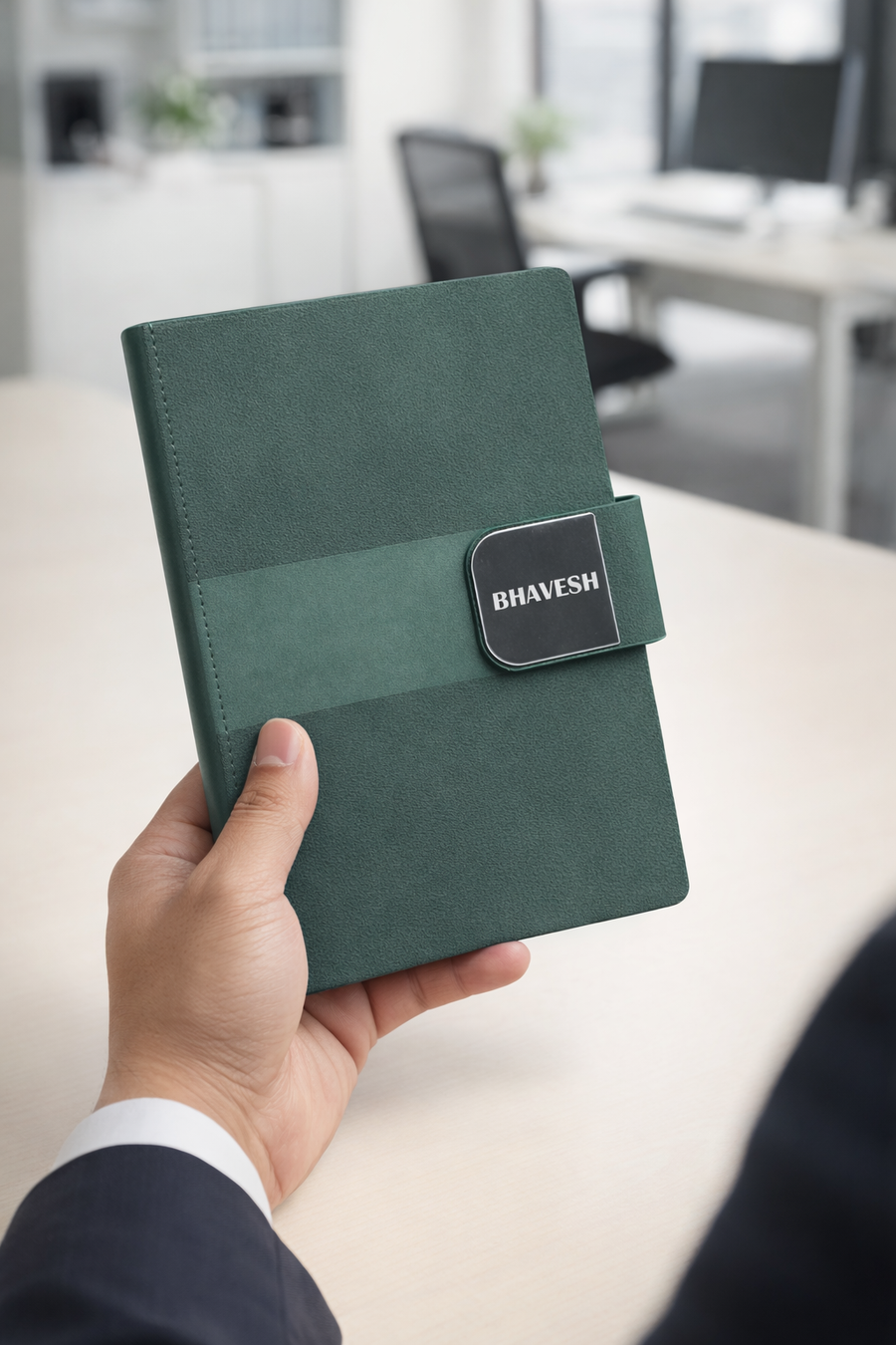 VELMONT EXECUTIVE DIARY-EMERALD FOREST A6-OLIVE