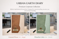 URBAN EARTH DIARY-PISTACHIO CLAM A-4 GREEN