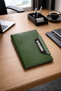 ALPHA CROCK DIARY-FOREST LUXE GREEN