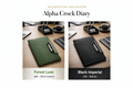 ALPHA CROCK DIARY-FOREST LUXE GREEN