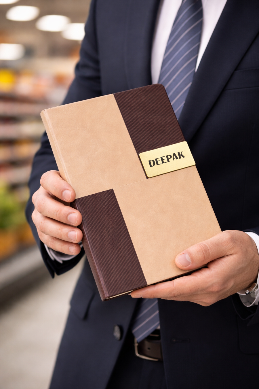 VERTEX PRO DIARY-ROYAL MOCHA GOLD AS-BROWN
