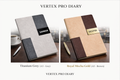 VERTEX PRO DIARY-ROYAL MOCHA GOLD AS-BROWN