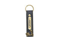 Personalized Stylish Vegan Leather Keychain - Royal Blue