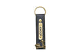 Personalized Stylish Vegan Leather Keychain - Royal Blue