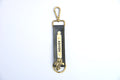 Personalized Nexon Leather Keychain with Hook - Olive Green