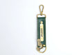 Personalized Nexon Leather Keychain with Hook - Olive Green