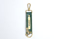 Personalized Nexon Leather Keychain with Hook - Olive Green