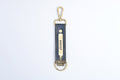 Personalized Nexon Leather Keychain with Hook - Olive Green