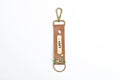 Personalized Nexon Leather Keychain with Hook - Olive Green