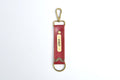 Personalized Nexon Leather Keychain with Hook - Olive Green