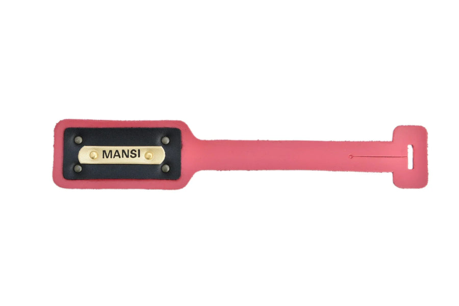 Personalized Luggage Tag - Pink
