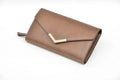 Classy Leather Customised Stylish Lady Wallet  (Brown)
