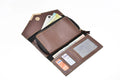 Nexon Leather Lady Wallet + Men's Wallet (Couple Gift 1) - Brown