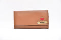 Personalized Premium Lady Wallet - Tan
