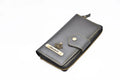 Personalized Couple's Combo : Premium Lady Wallet ( Product 1 )& Men's Wallet(Product 2) - Grey