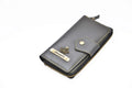 Personalized Zip-around Lady Wallet - Grey