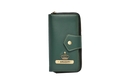 Women's Combo - Mini Makeup Kit & zip around ladyWallet (Olive Green)