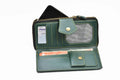 Personalized Zip-around Lady Wallet - Olive Green