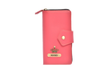 Women's Combo - Mini Makeup Kit & zip around lady Wallet (Pink)
