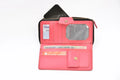 Women's Combo - Mini Makeup Kit & zip around lady Wallet (Pink)