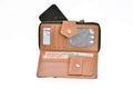 Personalized Zip-around Lady Wallet - Tan