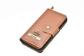 Personalized Zip-around Lady Wallet - Tan