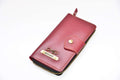 Personalized Zip-around Lady Wallet - Wine