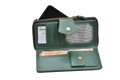 Women's Combo - Mini Makeup Kit & zip around ladyWallet (Olive Green)