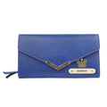 Nexon Leather Personalized Stylish Lady Wallet - Royal Blue