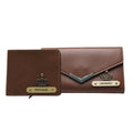 Nexon Leather Lady Wallet + Men's Wallet (Couple Gift 1) - Tan