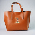 Customized Women's Tote bag in Vogue - Tan