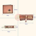 Classy Leather Customized Men's Combo (3 pcs) - Tan