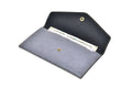 Classy Leather Customized Minimal Clutch with Charm (Grey)
