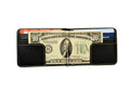Personalized Vegan Leather Money Clip - Black