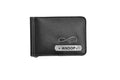 Personalized Vegan Leather Money Clip - Royal Blue