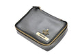 Personalized Couple's Combo : Mini Makeup Kit & Men's Wallet- Grey