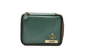 Women's Combo - Mini Makeup Kit & zip around ladyWallet (Olive Green)