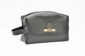 Personalized Mutlipurpose Travel /  Make-up Pouch - Grey