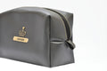 Personalized Mutlipurpose Travel /  Make-up Pouch - Grey