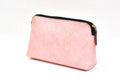 Classy Leather Customized Mutlipurpose Large Travel/Vanity/Make - up Pouch (Pink)