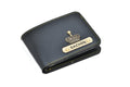 Personalised Leather Wallet + Pen & keychain Combo - Black