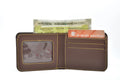Personalized Couple's Combo : Premium Lady Wallet ( Product 1 )& Men's Wallet(Product 2) - Brown
