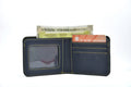 Nexon Leather Personalized Couple's Combo : Chained Sling Bag & Men's Wallet - Royal Blue