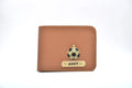Nexon Leather Personalized Couple's Combo : Chained Sling Bag & Men's Wallet - Tan