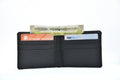 Personalised Genuine Leather Wallet + Pen & keychain Combo - Black