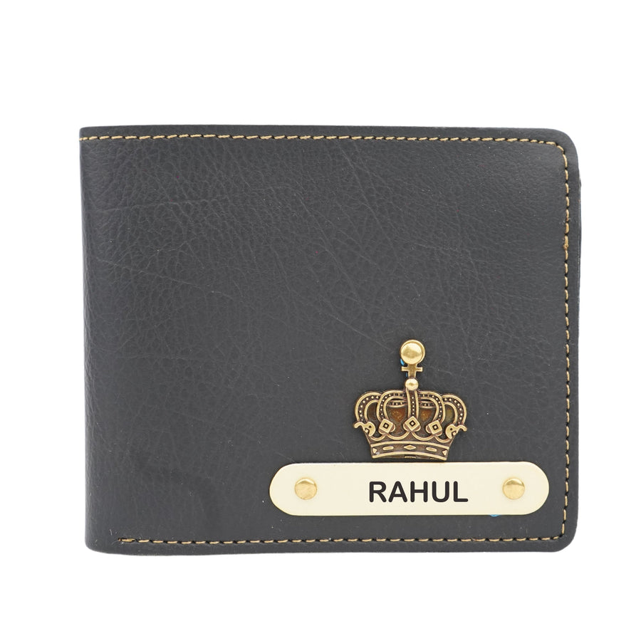Nexon Leather Personalized Men's Wallet - Black